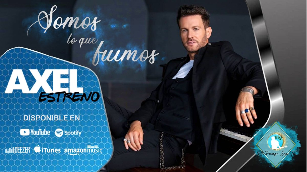AxelFansBBca's tweet photo. Sábado ideal para enamorarse con lo nuevo de @AxelOficial  #SomosLoQueFuimos 💙
▶️ https://t.co/zDLDWsu46U https://t.co/3KgFE4J628