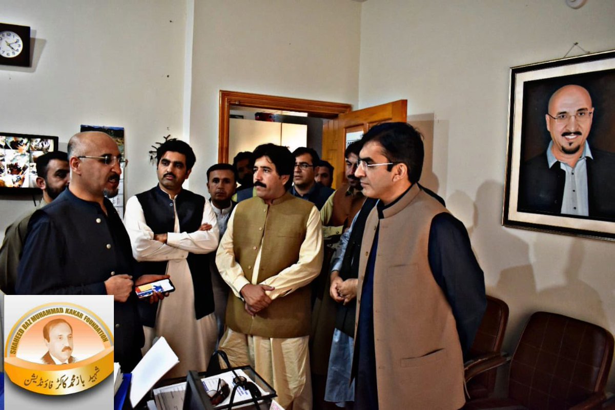 DrLalKhanKakar's tweet photo. President National Democratic Movement Mr Mohsin Dawar said, Quetta lawyers martyrdom is an Intellectual genocide,during his visit to #Shuhda8thAugustLibrary Quetta , He further said we will make high level institutes in honour of our lawyers! @mjdawar @a_siab https://t.co/w2uGjYS5uc