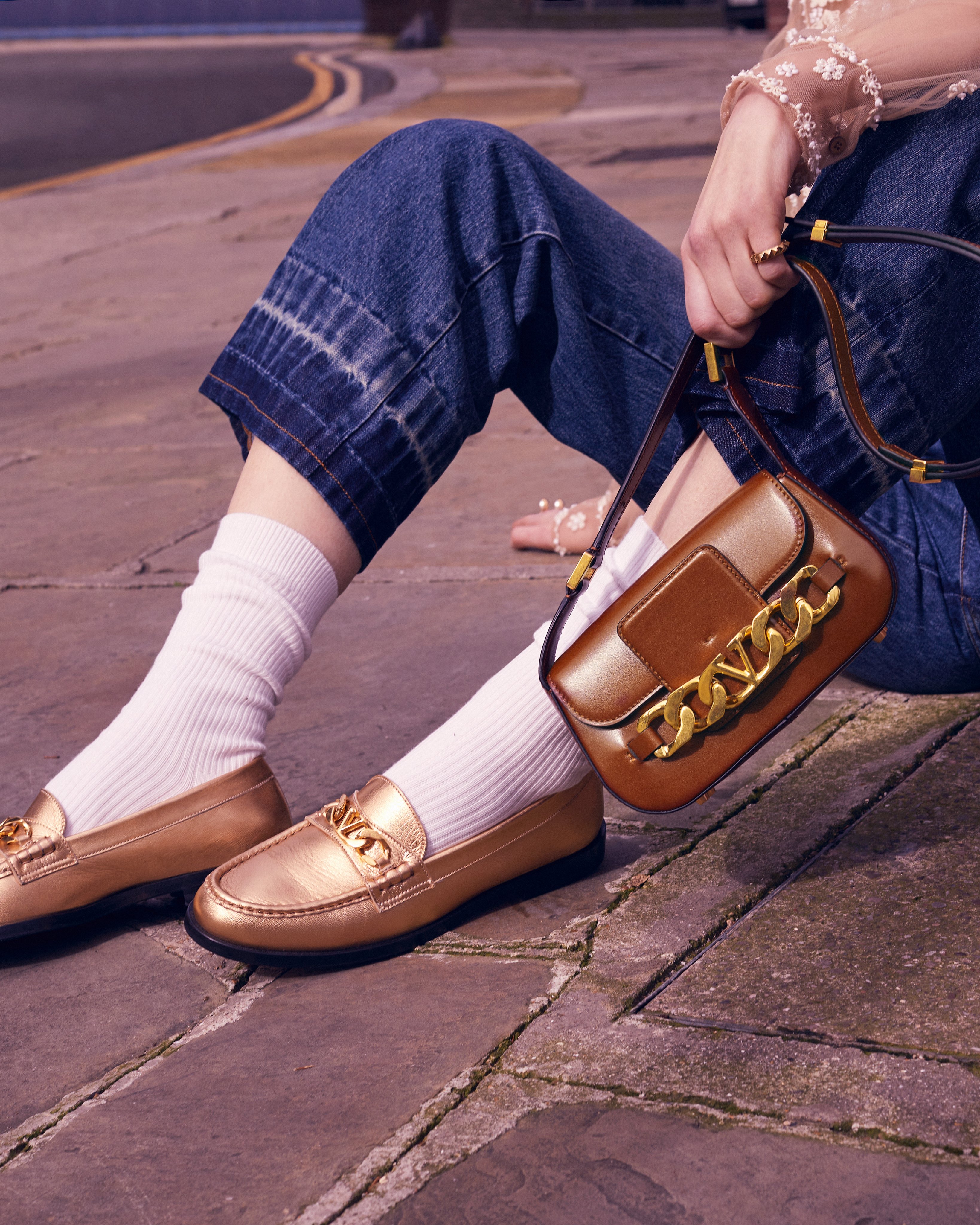 valentino moccasins