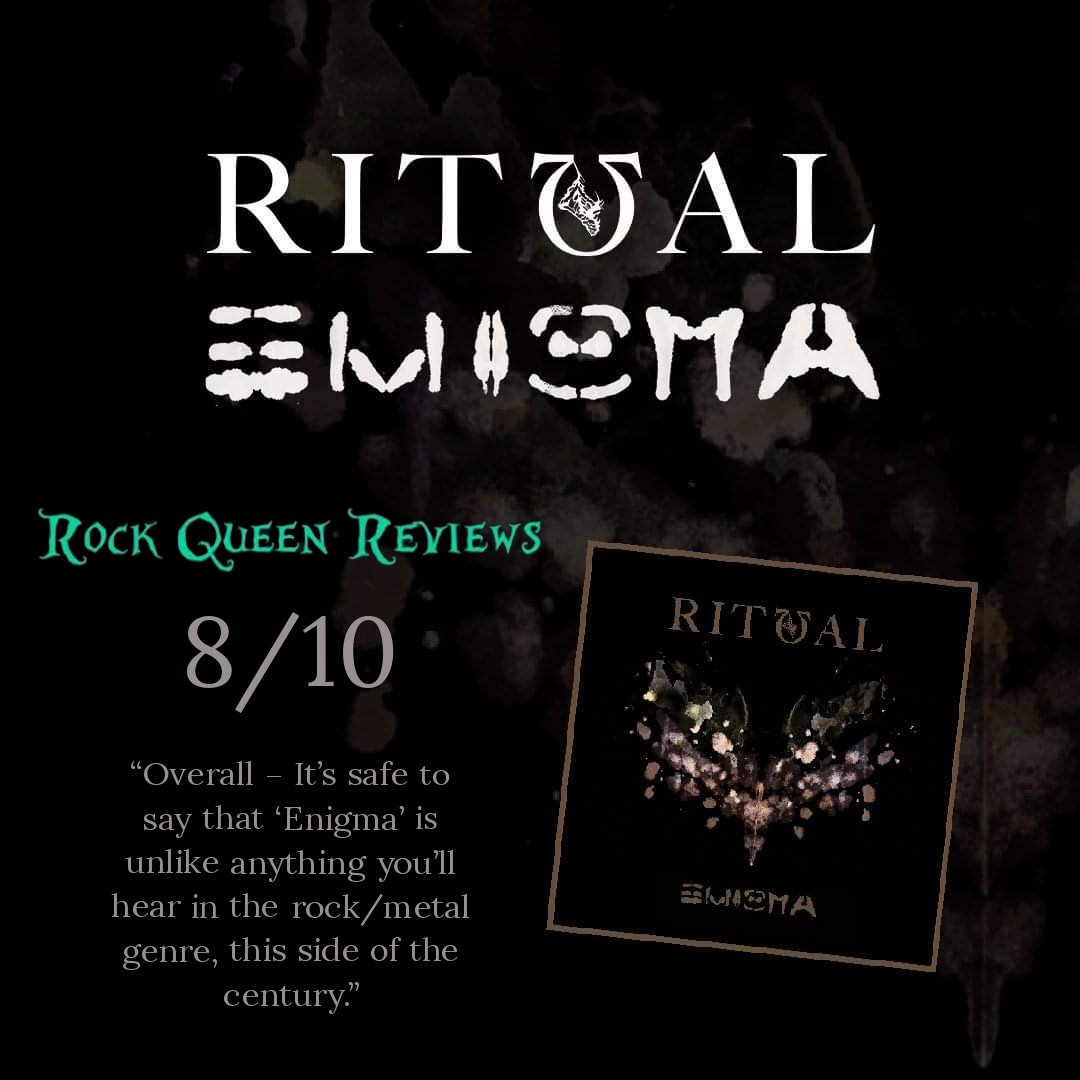 DC_SOUNDATTACK's tweet image. ‼️ 🅽🅴🆆 🆁🅴🆅🅸🅴🆆 ‼️

Rock Queen Reviews checked out the new @RitualUK EP 'Enigma'. 

"Overall – It’s safe to say that ‘Enigma’ is unlike anything you’ll hear in the rock/metal genre, this side of the century. 8/10"

Full review here 👇
jennytate.wordpress.com/2022/05/10/rit…