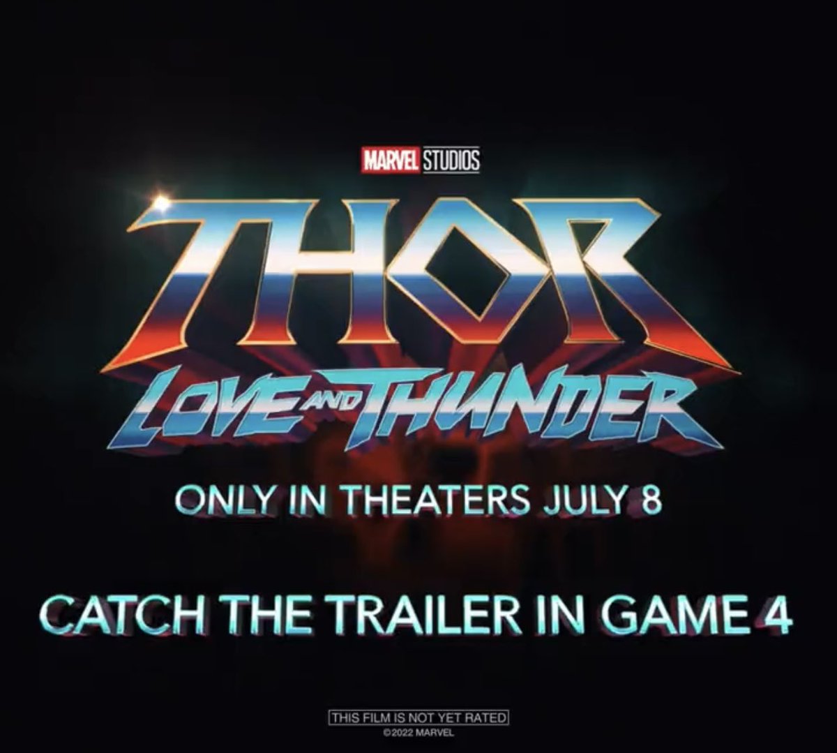 mxhsink's tweet photo. #ThorLoveAndThunder trailer confirmed to be shown during the 4th game of the eastern conference final. https://t.co/ggMcbJPd9B