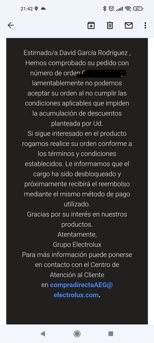ichitakatgg's tweet photo. Otro estafado por AEG, sin productos y sin dinero, asi funciona una empresa como #AEG_esp  #afectadosaeg https://t.co/0cxc8O2oW9