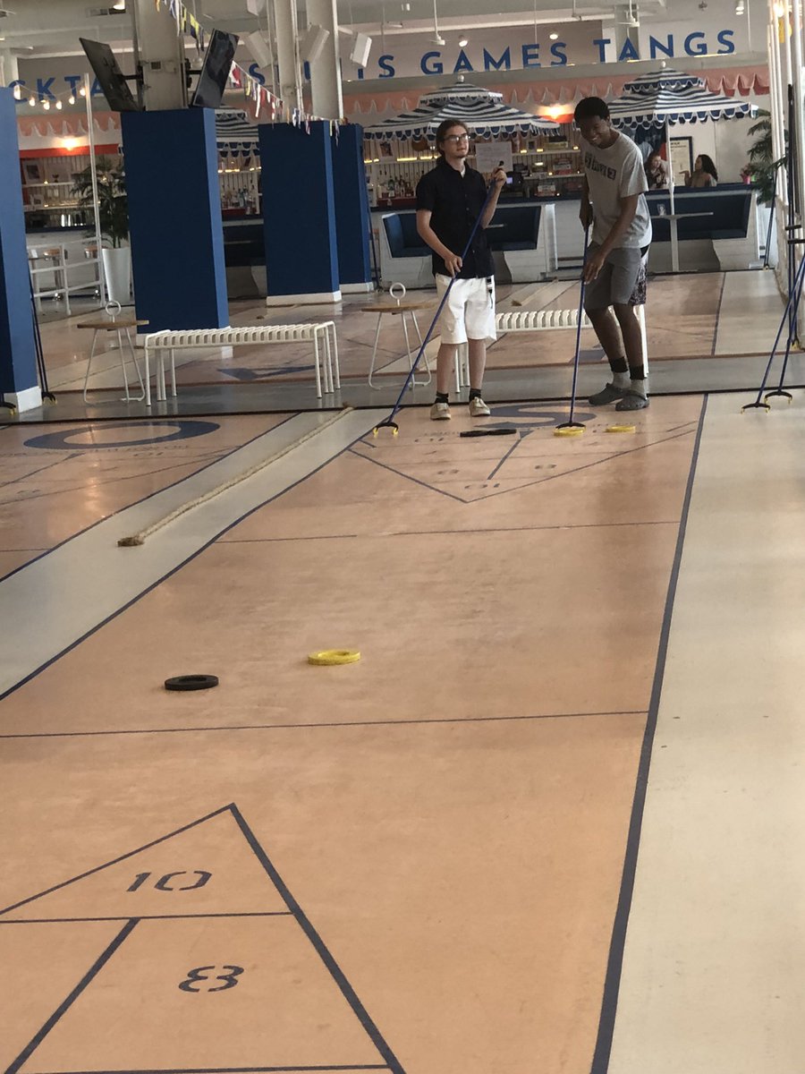 LuizaHyman's tweet photo. We had a great time on our field trip today celebrating the completion of IB French Ab-initio exams! We played “la pétanque” and other fun games! I will miss my seniors (who have been in my class for 4 years),but I am so happy for them and their future adventures! @grcollegiate https://t.co/oQbInxlc16
