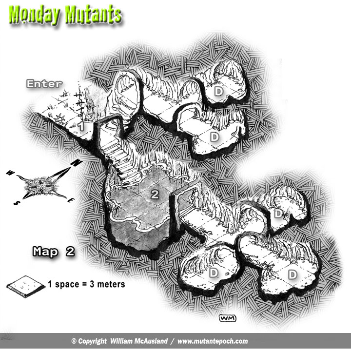 mutantlord's tweet image. Another Shokgast catacomb lair map from this week’s Monday Mutant number 18.
Working hard on this Monday’s next release: The Weed Demon.
 outlandarts.com/mondaymutants.…

#isometric #isometricmap #dungeon #dungeonmap #mondaymutants #mutantepoch #RPG #postapocalyptic #tme #tabletoprpg