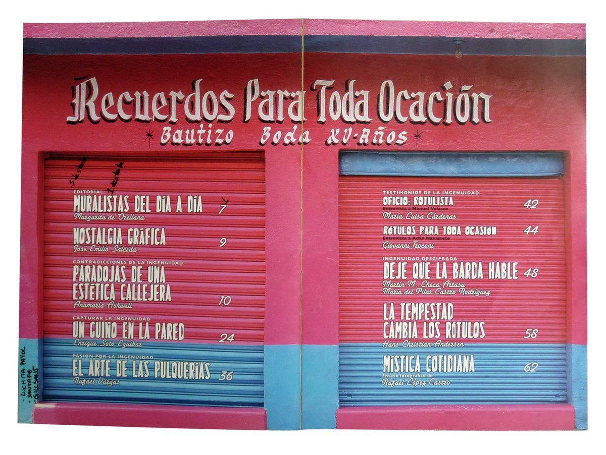 Un homenaje editorial a los rótulos, o cómo los llamamos en <a href="/artesdemexico/">Artes de México</a>: El otro muralismo.  catalogo.artesdemexico.com/productos/el-o…