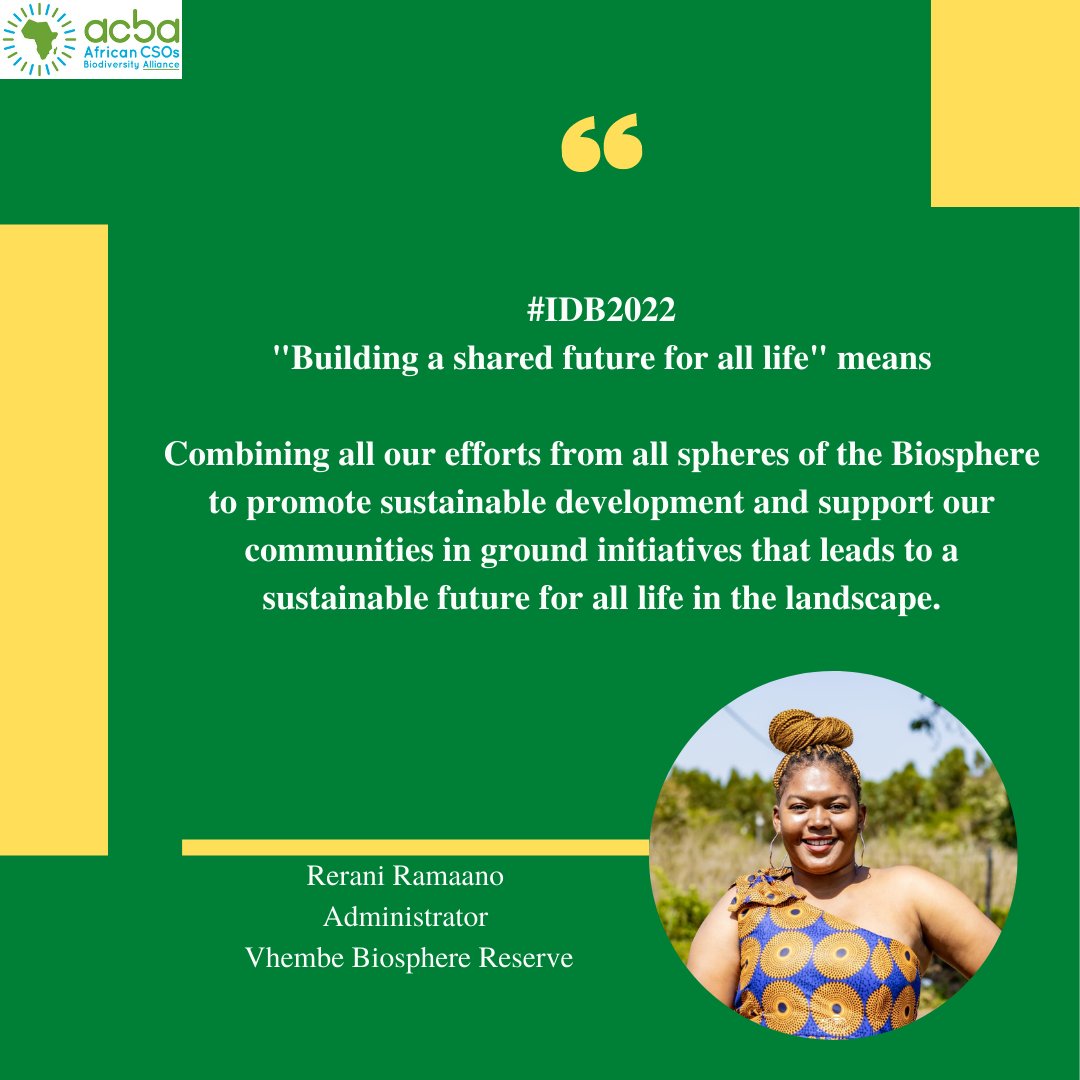 Our local communities play a very major role in #Biodiversity protection, @VhembeBiosphere has been at the forefront in supporting the community activities with the aim of building a shared future for all life. #IDB2022 #BiodiversityDay2022 @Rerani13 @UNBiodiversity