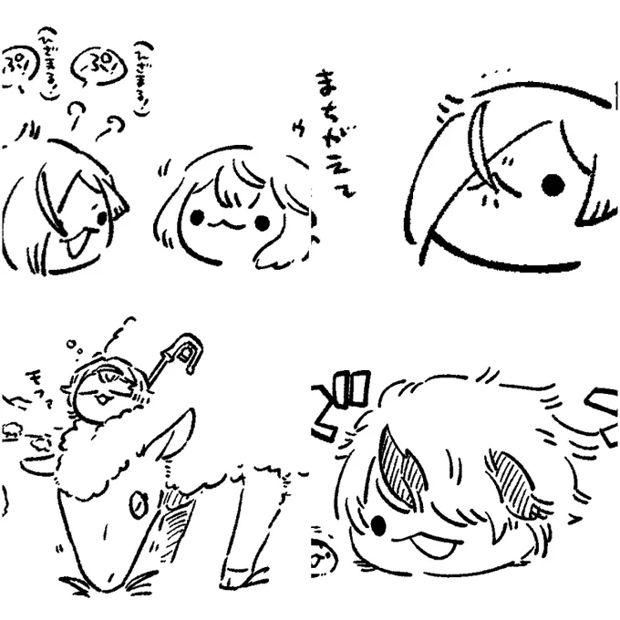 落書き垢でお題を募ったもち達まとめ
お題ありがとうごじゃじゃした!!!
https://t.co/lj6wWtkVrt 