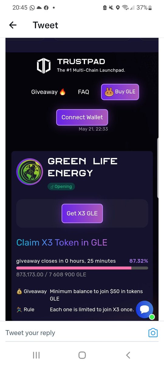 GreenLifeEn's tweet photo. Please be wary everyone this is a scam, do not engage if you come across it 👍 https://t.co/9rpJkzY1jM