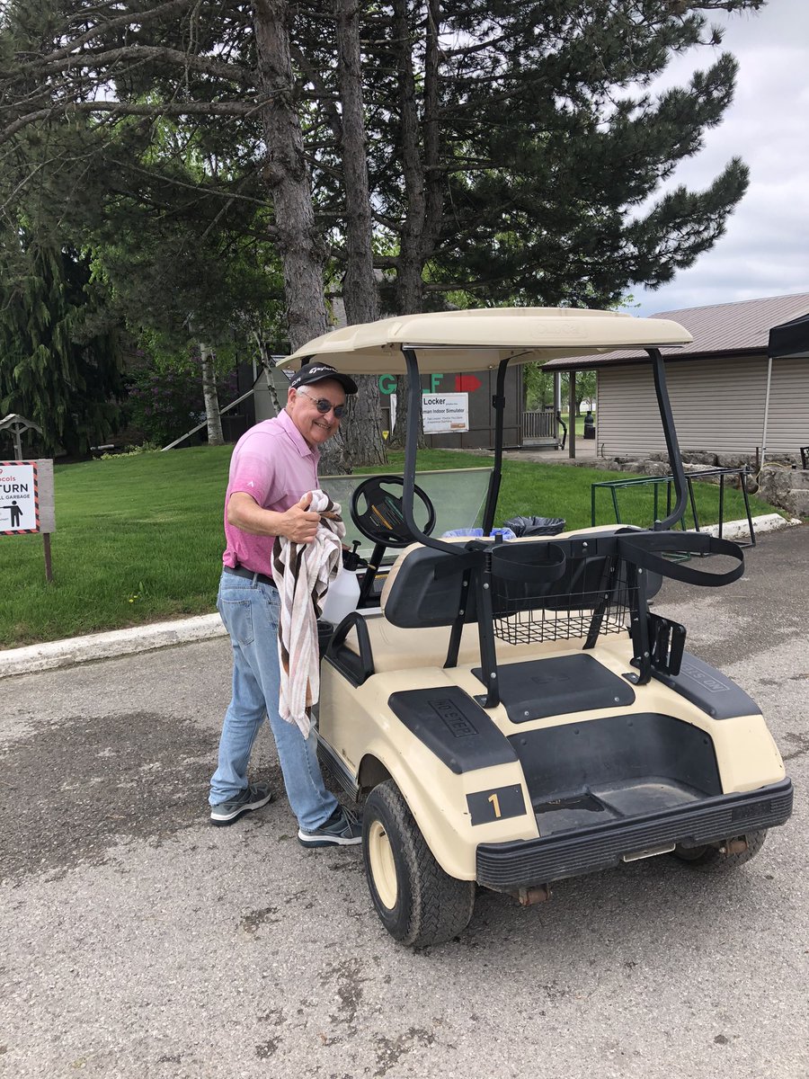 Carts are clean and ready to go <a href="/golfthepines/">Southern Pines Golf Club</a> and the greeters are always happy to say hello😁