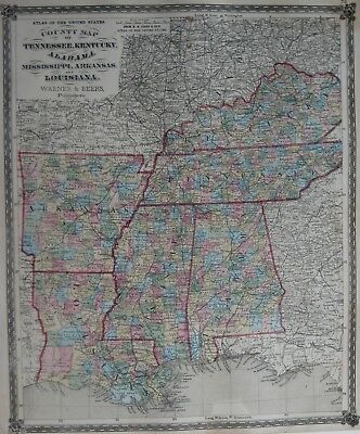 NewWorldMaps's tweet photo. Handsome antique 1873 lithographed map in original hand color, printed more than 140 years ago.
$59.99
See the full listing at our top-rated eBay store:
https://t.co/qwl8KZZSal
#south #Tennessee #Kentucky #Alabama #Mississippi #Arkansas #Louisiana #MapCollecting #AntiqueMap https://t.co/kthXwnnlgu