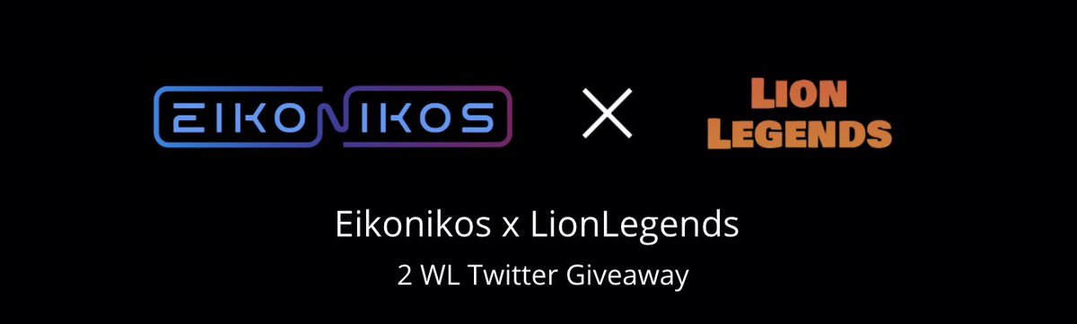 LionLegendsNFT's tweet image. Legends! We have 2 WL Spots Giveaway from our collaboration with @Eikonikos, an up-and-coming CNFT project that is launching soon!

Like, Retweet and Follow @Eikonikos_HQ  and @LionLegendsNFT  to win!
Contest ends 24 hours later!