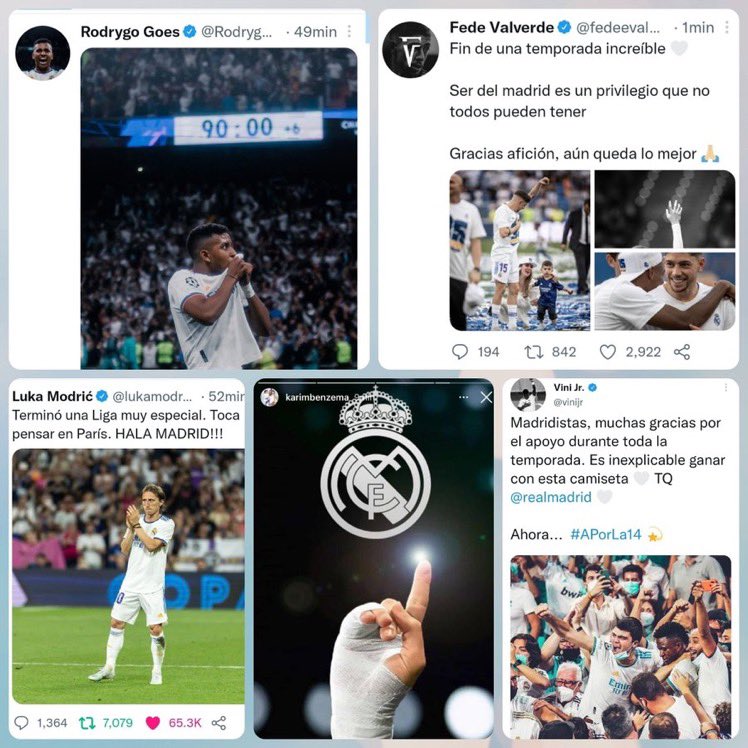 theMadridZone's tweet photo. 📲 Interesting posts by the Real Madrid players on social media, today. https://t.co/1JZ8QDvwuu