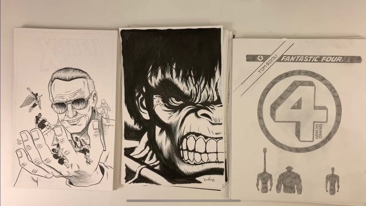 Who wants @CartoonKayfabe Grand Design: Artist Edition? Here’s our proposal (i.e. X-Men, FF, and Hulk original art): 
youtu.be/dnF6XHo34pk