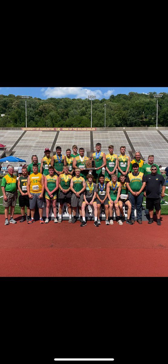 2022 WVSSAC Boys State Track Champions - Doddridge County High School