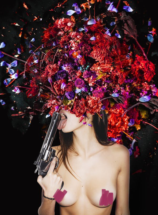 BitmanTW's tweet photo. Just pick up one "LOVE is BLOOMs"
@yuricatania x @eferrariph 

flowers, gun and love 

https://t.co/LIvWrvaWfY https://t.co/08HSkSPrOX