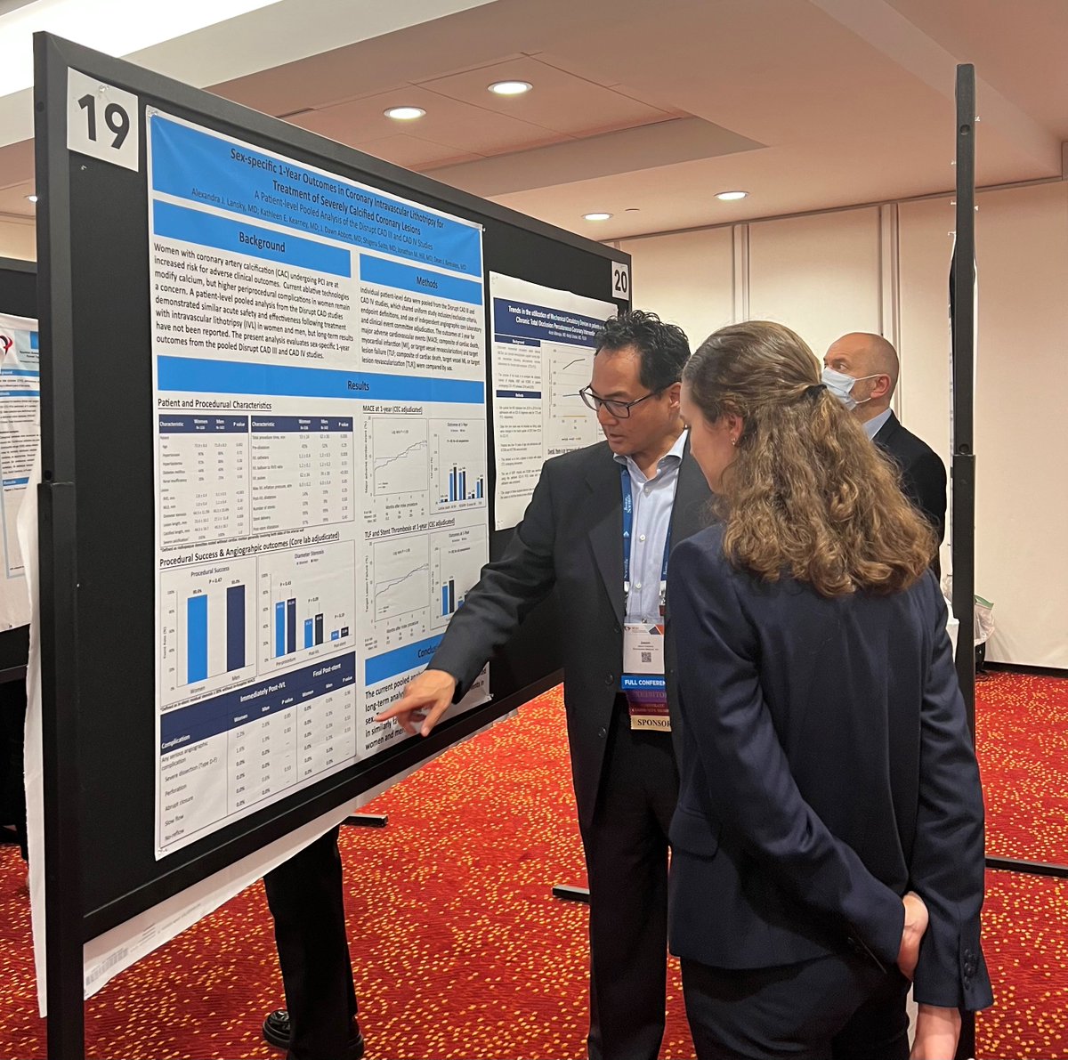 ShockwaveIVL's tweet photo. Thank you Dr. @AlexandraLansky for your dedication to improving #PCI outcomes in female patients, for sharing the #DisruptCAD pooled gender analysis 1-year data, and the role of #CoronaryIVL Ca++ modification in female patients: https://t.co/Wp1pYrN3bb
ISI https://t.co/sZ0NdzXNcV https://t.co/Gx5uFIEx9V