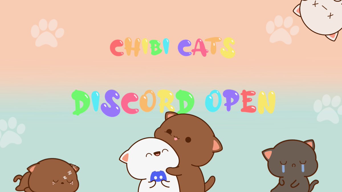 Our Discord is OPEN! Come join the cutest crew! 🐾
All interactions will be considered for WL 😼
discord.gg/f9py7S5yeP

#Solana #SolanaNFTs #NFTCommunity #NFTGiveaway