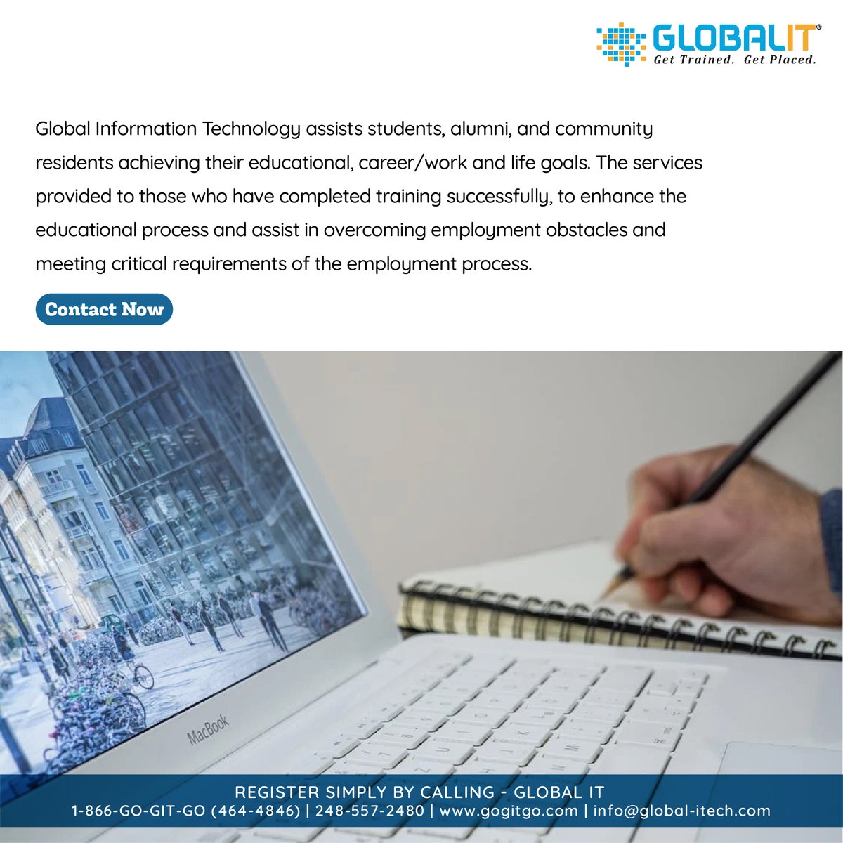 GoGITGo's tweet photo. For more information visit us at (Website: https://t.co/04hURRvWk9) or contact us at 1-866-GO-GIT-GO (464-4846) or mail us your query at info@global-itech.com
#joinusnow #contactus #employment #career #education https://t.co/eT7uy4iGPR