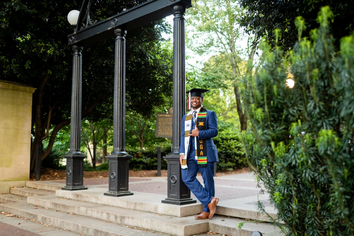 UGA_Alphas's tweet photo. Bro. Brandon Mahone is a Spring ‘20 Initiate of the Zeta Pi Chapter. Brandon graduated Cum Laude with a degree in Exercise and Sports Science, and he will be attending Georgia State University to obtain his Doctorate of Physical Therapy. Congrats Brandon! 🤙🏿 https://t.co/1eBUlcTFEa