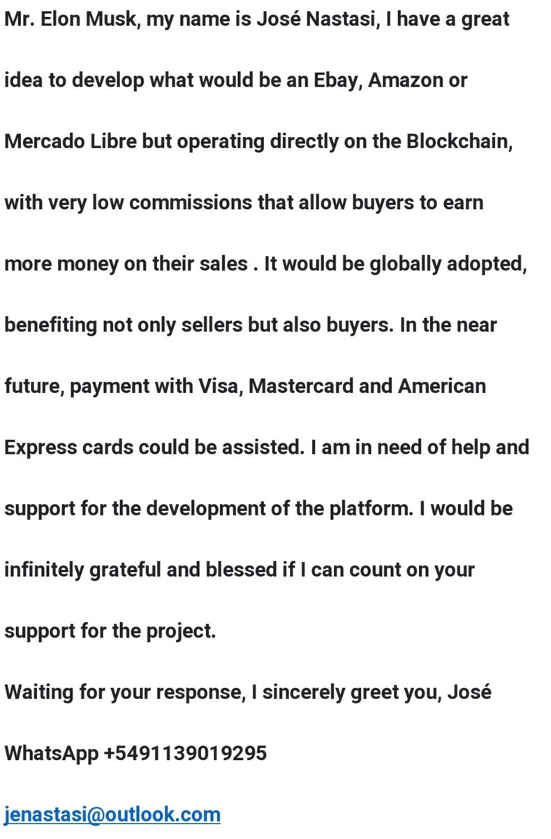 JENastasi's tweet photo. @elonmusk https://t.co/LWqMJUVHyd