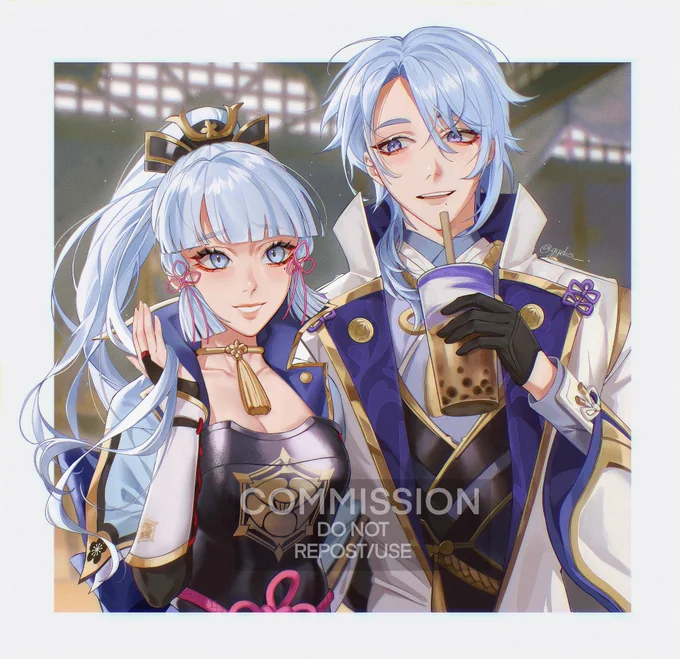 Kamisato siblings ❄️💧 COMMISSION

#GenshinImpact #Ayaka #Ayato #原神 