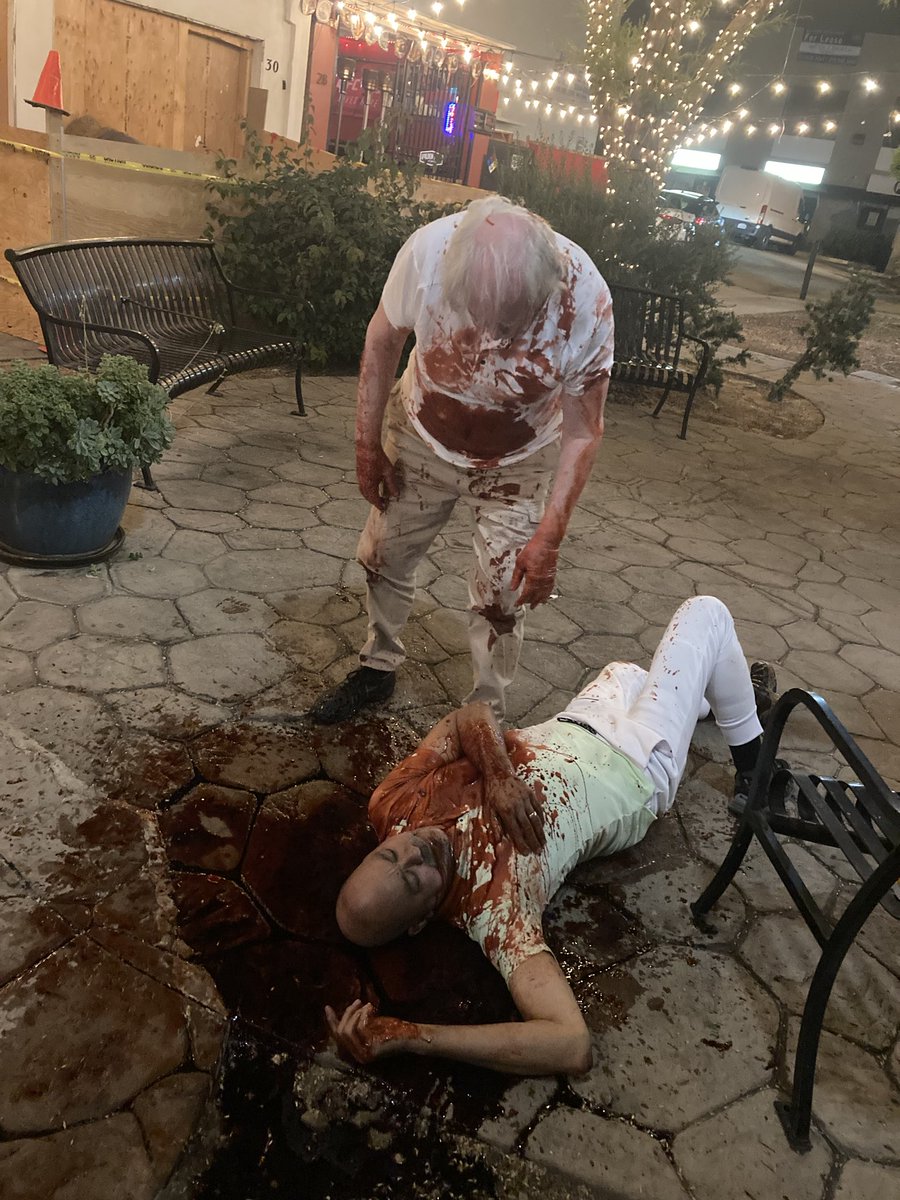 Another day at the office.
(Film shoot)