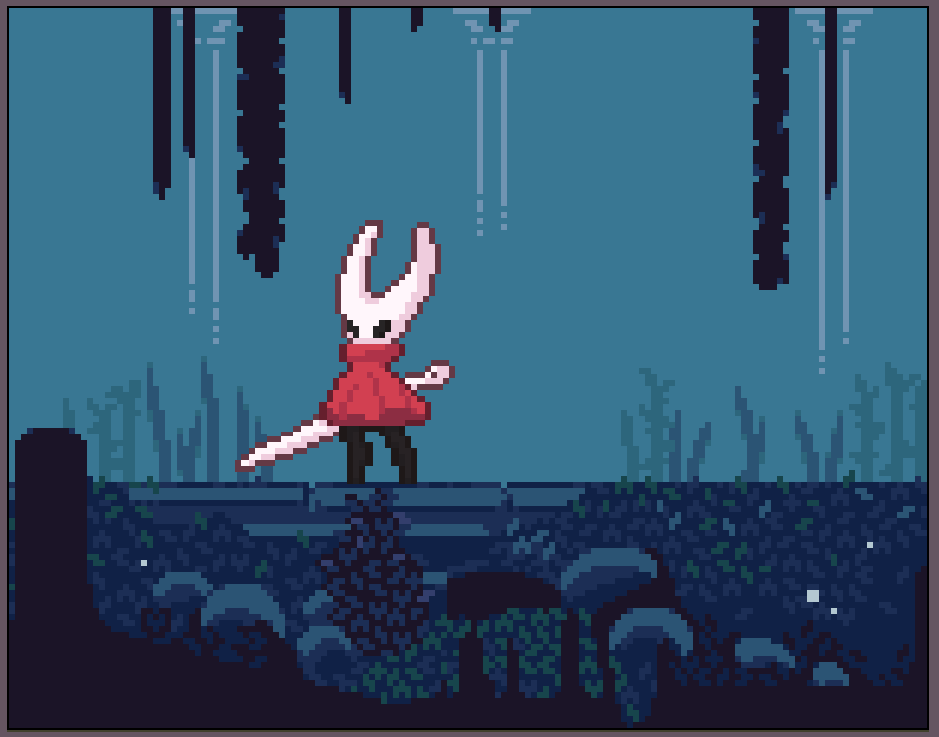 AlsoDefalt's tweet photo. Hornet in Greenpath
Hollow Knight
101

#hollowknight #hollowknightfanart #indiegame #pixelart #aseprite https://t.co/NR3OnIVamB