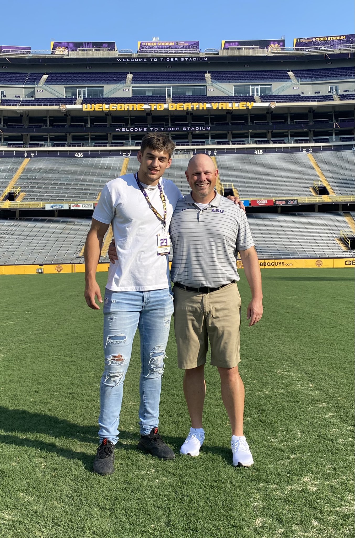 TACKETT CURTIS on Twitter "I had a blast at LSU this weekend!! Enjoyed