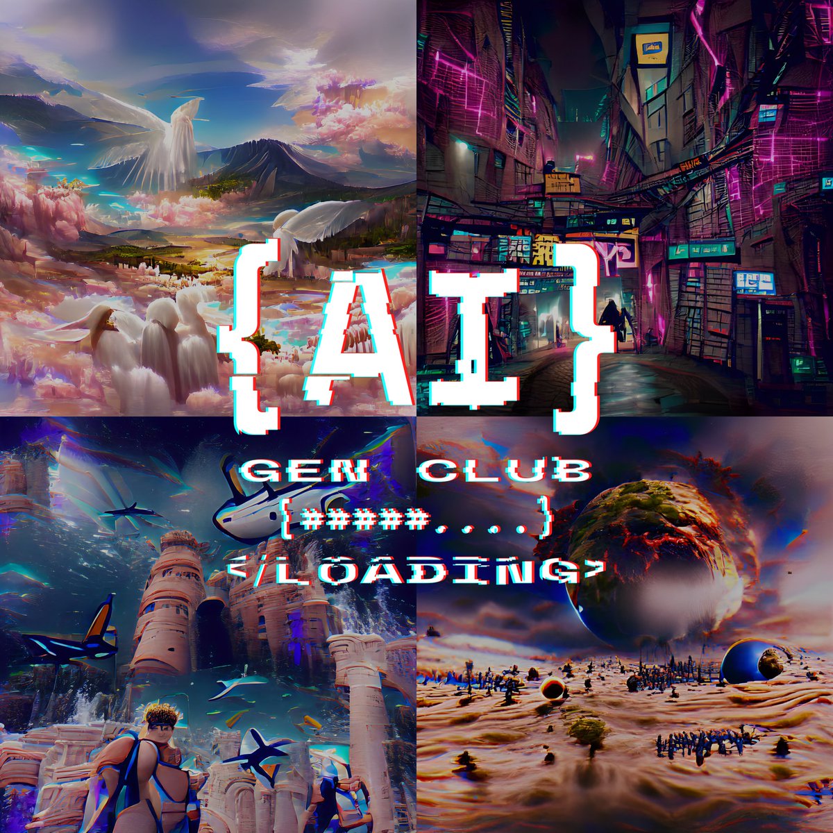 AIGenClub's tweet photo. @NFT_Justin Maybe something futuristic and unique 👀 https://t.co/gK2o4aEzlq