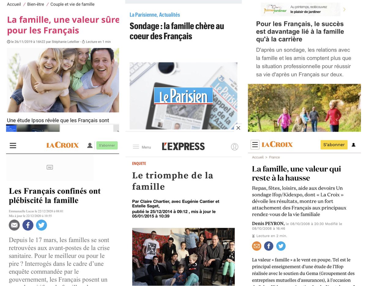 Plébiscitée par les français, premier lieu de solidarité, principal amortisseur social, la #famille n’a toujours pas son ministère…