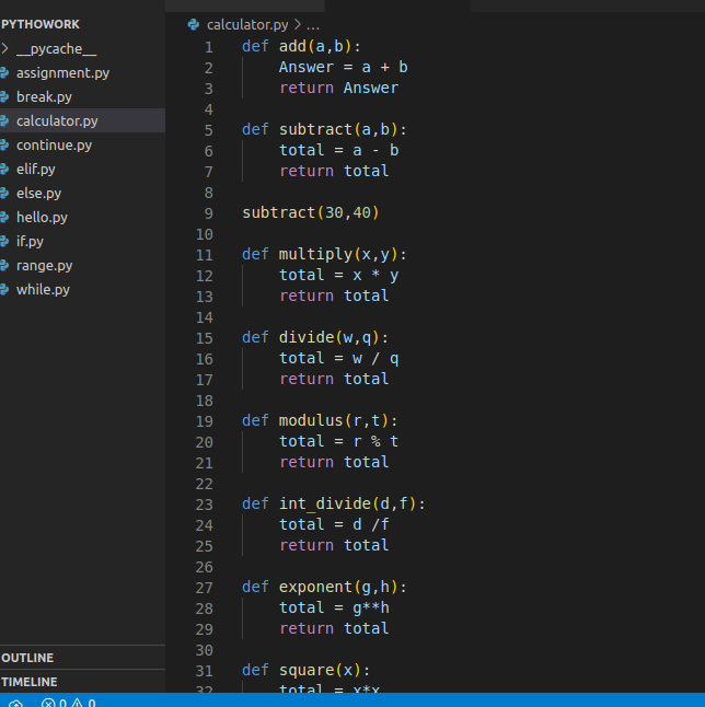 Blessed15644957's tweet image. Day5 of #100daysofCoding
#codeHive2022
#programmingwithPython
Built a calculator using Python