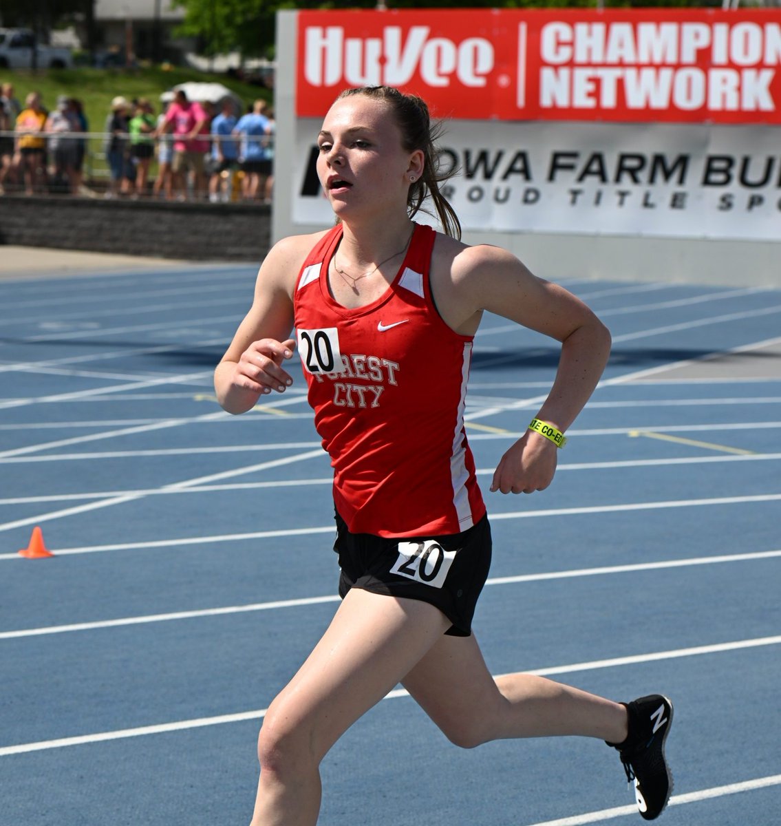 STATE TRACK VIDEO - Lili Nelson, Forest City - kiow.com/2022/05/21/sta…

Lili Nelson picks up another medal - this time sixth place in the 1500m run.