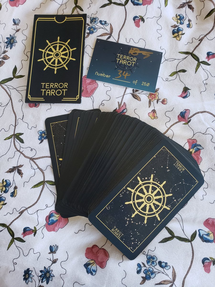 THEY'RE HERE AND THEY'RE BEAUTIFUL! 😍😍😍😍😍😍😍😍😍😍😍😍😍😍😍😍😍  Thank you, <a href="/terrortarot/">terrortarot</a>!!!