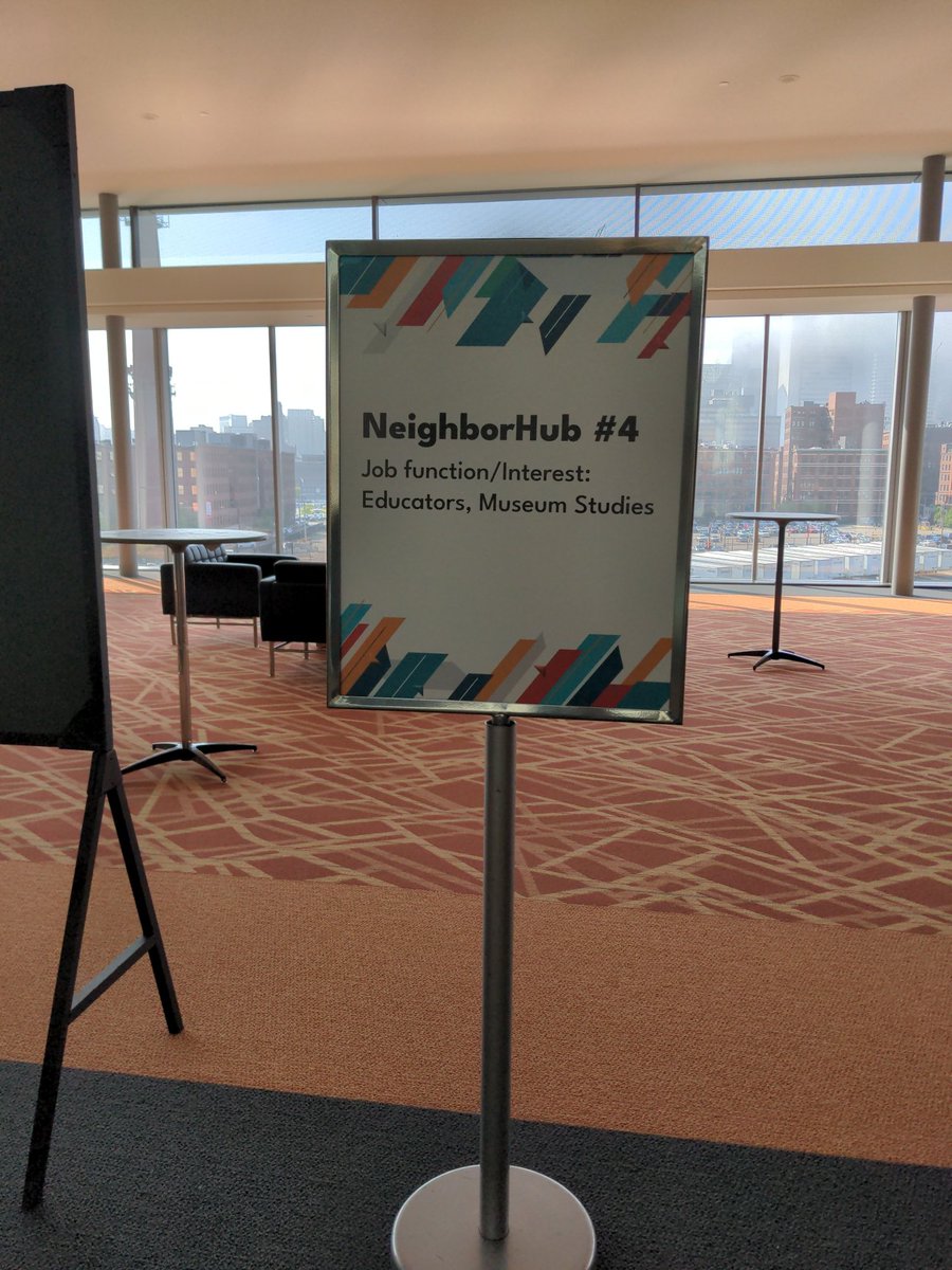 lisaortega787's tweet image. Aahhhh, there it was! Yesterday couldn&apos;t find it. Only found a make do sign. Also I am curious to know why they put Museum Educators with Museum Studies??? #EdCom #AAM2022.