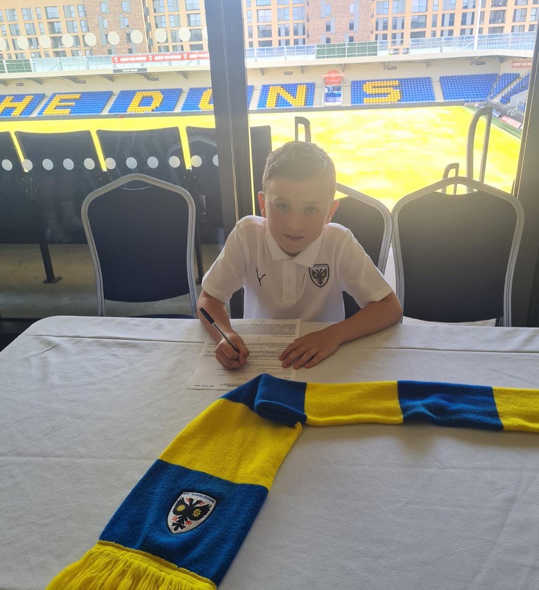 FlairSportsAcad's tweet photo. PROFESSIONAL SIGNING! 🖊⚽️

A big congratulations to Finley who today signed for @AFCWimbledon u9s!

A fantastic achievement, we are so proud of you! 

Keep up the good work 🧡

🔶 Educate • Motivate • Inspire ◾️ https://t.co/U3HYmrVuAd