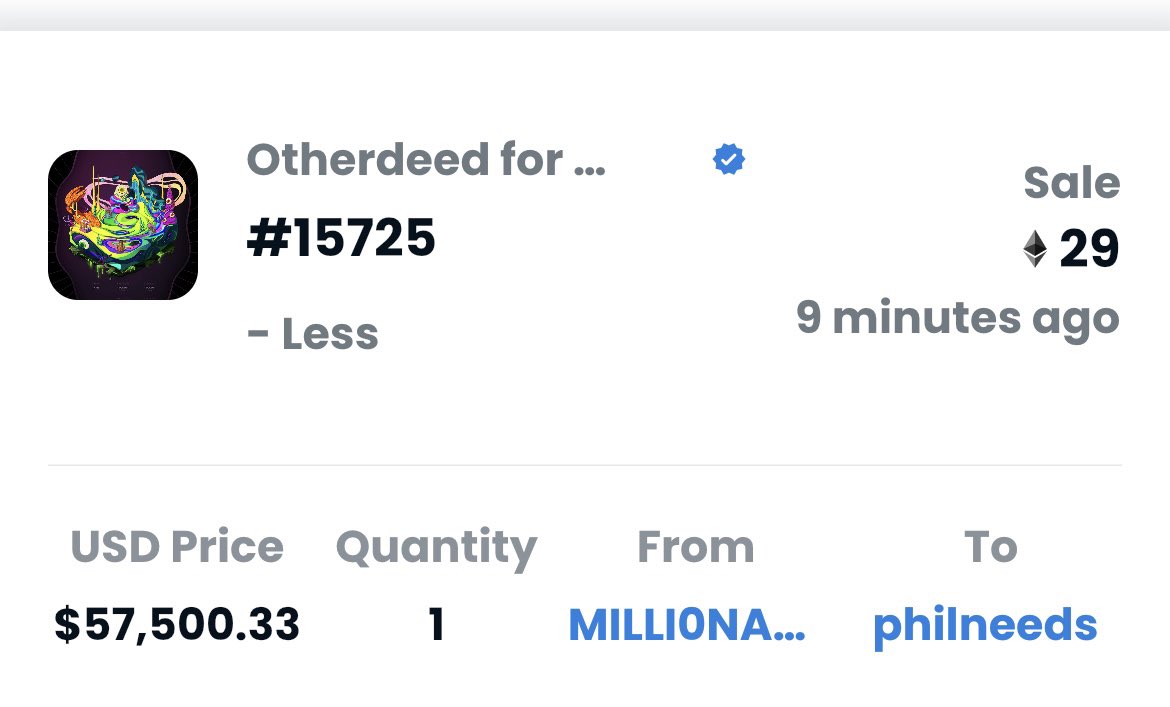 MRMILLI0NAIRE's tweet image. My @OthersideMeta land just sold for 29 ETH. Biggest sale besides $APE for me.. Thank you for constantly granting me amazing opportunities to help those around me! @yugalabs 🦧🦧🫡🫡🎯❤️.. grateful. Thank you @ggitsAeleus for going 50/50.. came from matching on blunts to this.