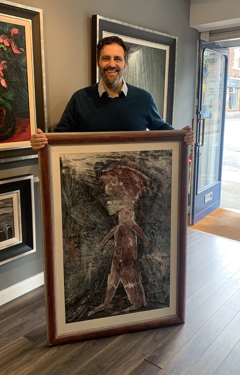 SOLD!
This impressive Arthur Berry painting titled ‘A Forked Creature’ which is illustrated in the new book ‘A Ragged Richness’ by Peter Davies, is now part of a wonderful eclectic collection of a dear friend and collector of the gallery. 

#arthurberry #derharoutuniangallery