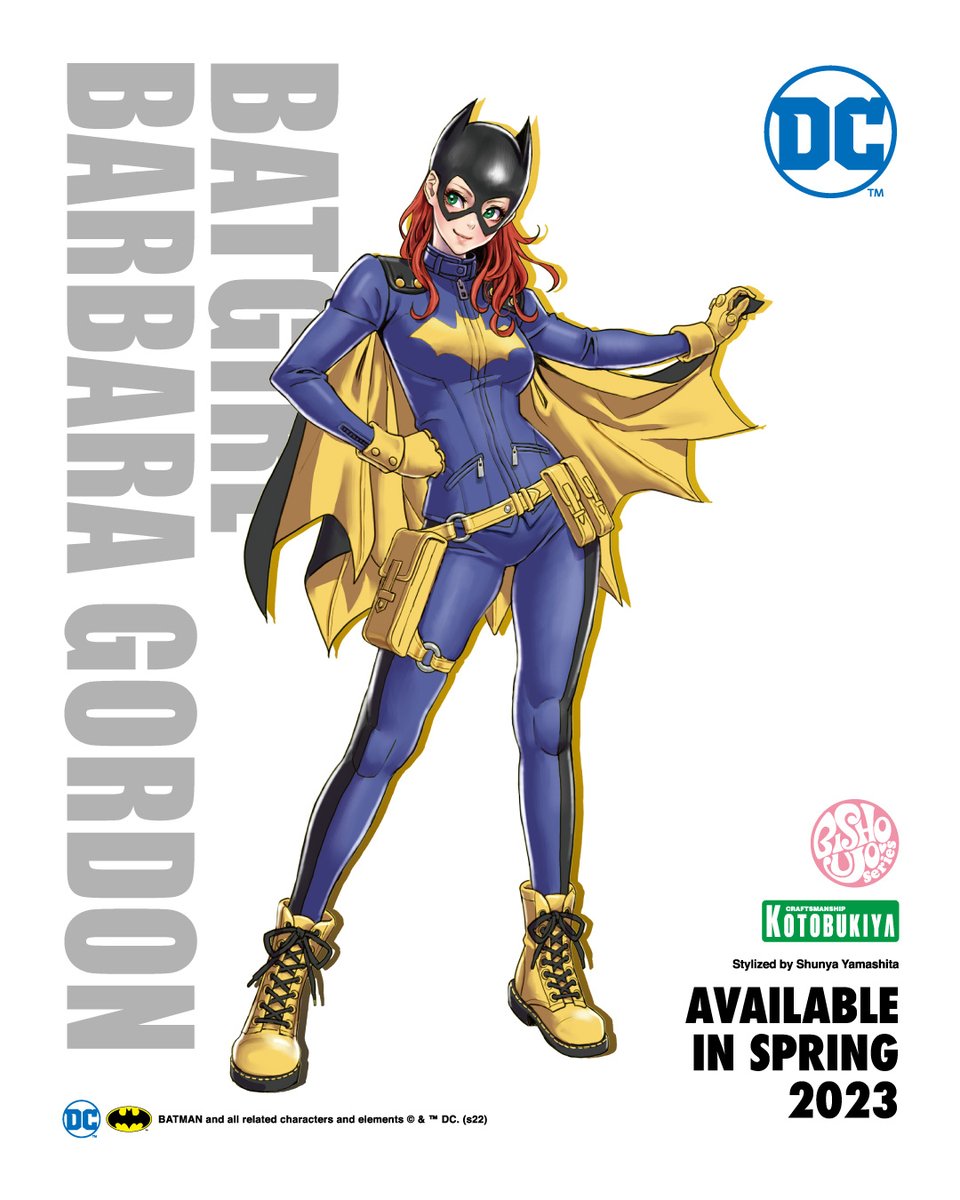 FIRST ARTWORK REVEAL】 Take a first look at the completed artwork for DC  BATGIRL (BARBARA GORDON) BISHOUJO STATUE! She's illustrated by Shunya  Yamashita in the fan favorite Burnside costume! https://t.co/A1WxVUHemy #DC  #BATMAN #, image size:960x1200
