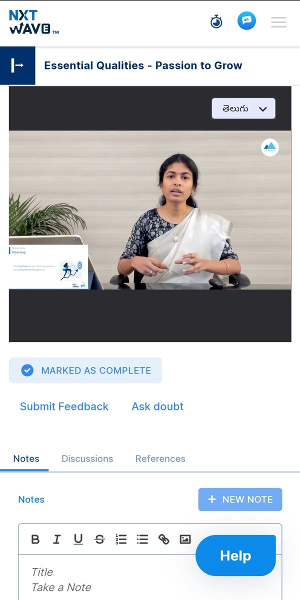 chandukuruvaa's tweet photo. Hello Everyone ☺️
I had Completed the Essential Qualities - Passion to Grow Session 🚀🎯
Thanks to Deepthi Mam 😇
@nxtwave_tech
#passiontogrow #takechallenges #beliefs #xpm #sessions #mindset #ccbphour #ccbpacademy #nxtwave #thanksforyoursupport 🤗 https://t.co/lYQQM9lK9E