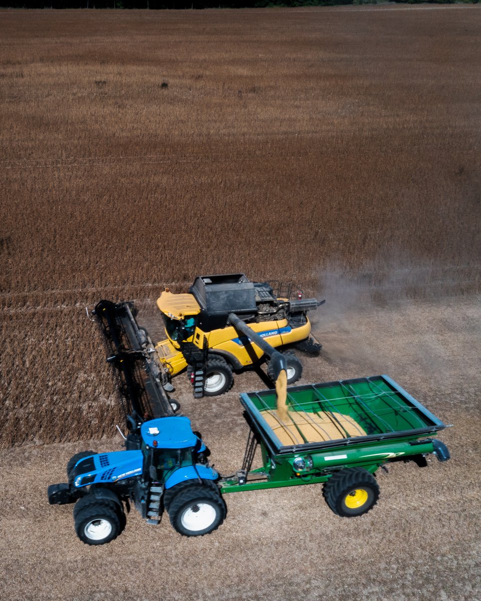 __brmedia's tweet photo. Back when the ground was dry and the yields were high 

#soys #beans #soybeans #harvest2021 #newholland #macdon 

@NewHollandAG  
09.19.2021 https://t.co/nAJj05UD0E