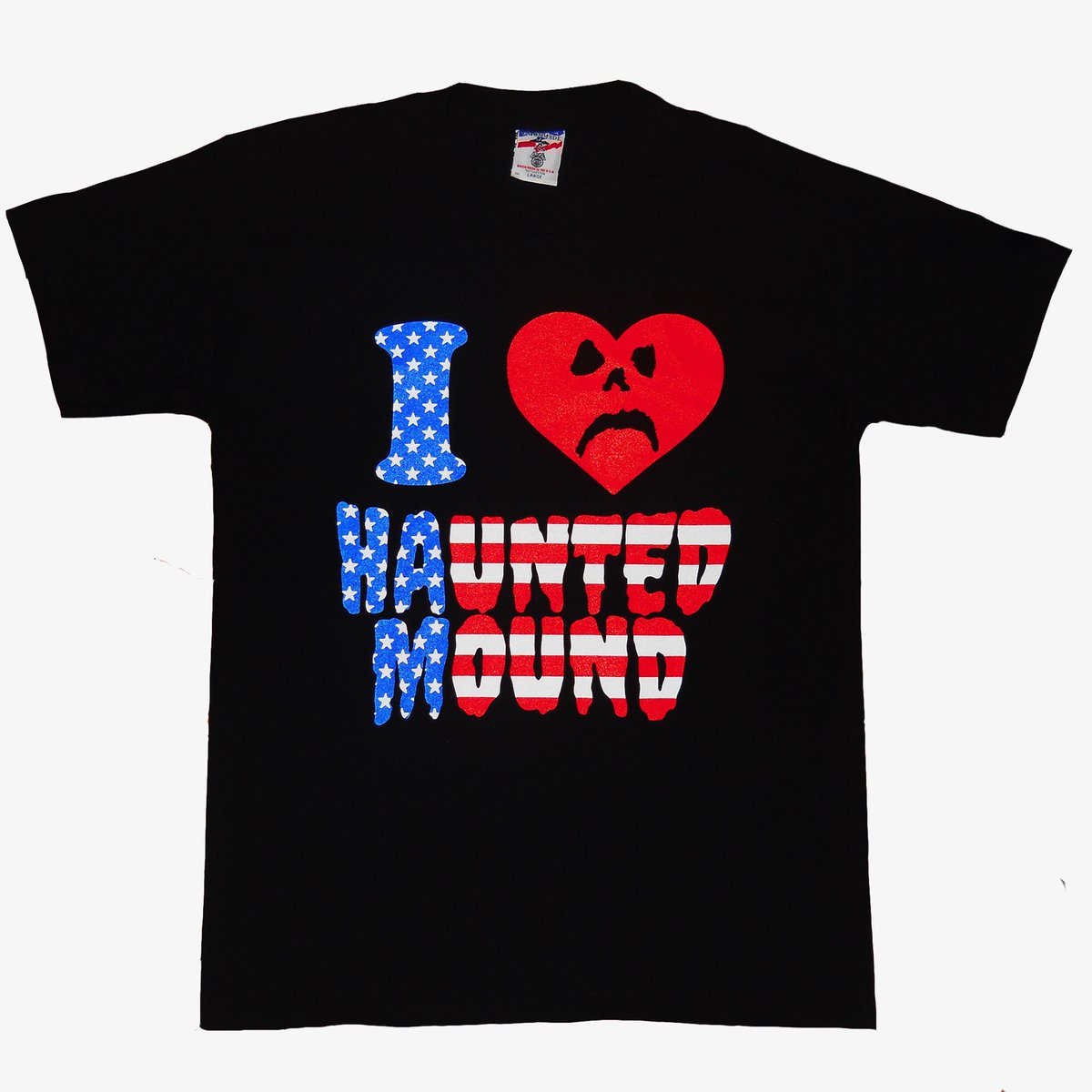 HauntedMoundd's tweet image. NEW HAUNTED MOUND MERCH THIS FRIDAY THE 27th 12PM PST 🆘 🆘 🆘 HIGH QUALITY USA MADE 🇺🇸 🇺🇸 
HAUNTEDMOUND.COM SHIPPED DIY FROM THE MOUND WITHIN 4 WEEKS #FRIDAY 🏚🏚🎃🎃🕰🕰