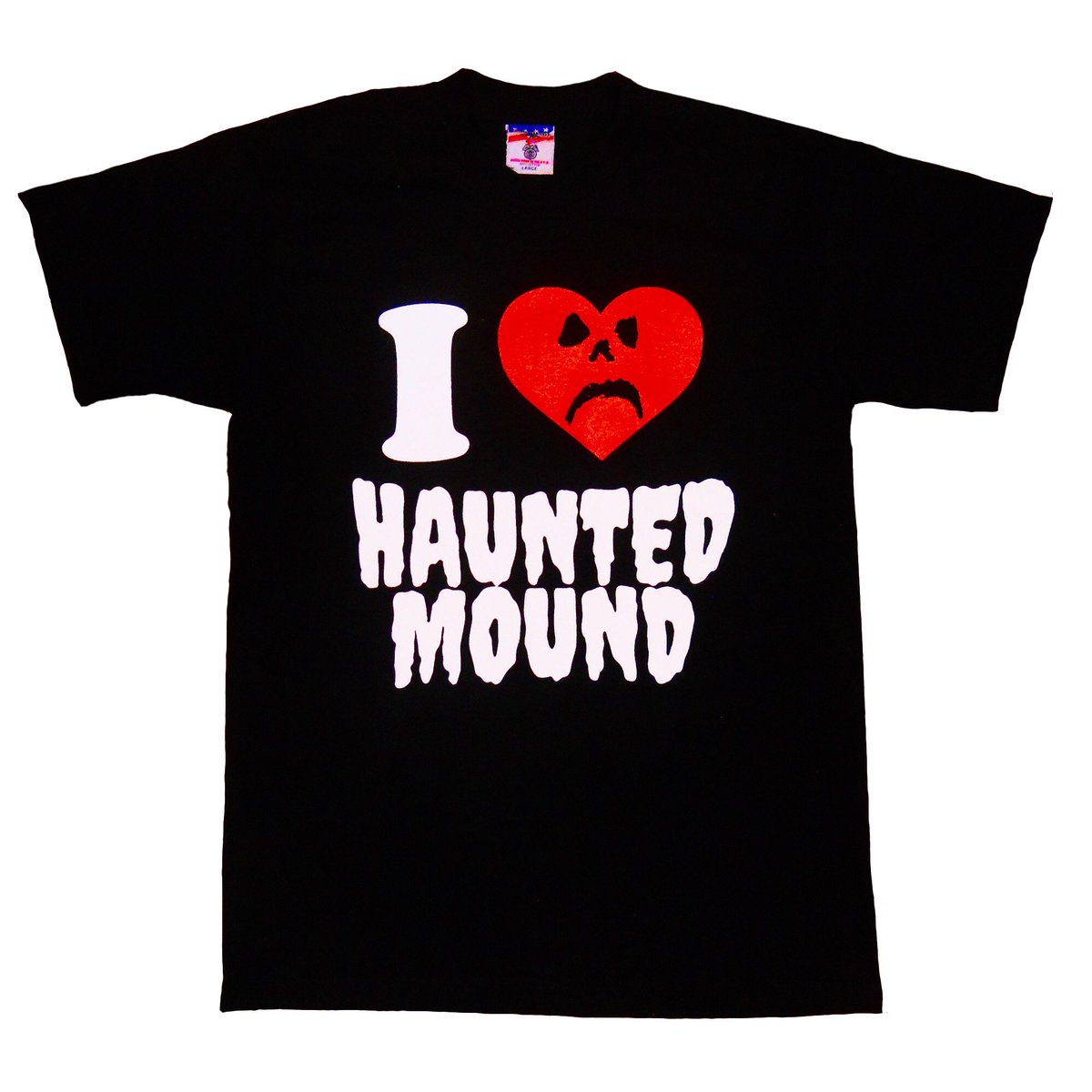 HauntedMoundd's tweet image. NEW HAUNTED MOUND MERCH THIS FRIDAY THE 27th 12PM PST 🆘 🆘 🆘 HIGH QUALITY USA MADE 🇺🇸 🇺🇸 
HAUNTEDMOUND.COM SHIPPED DIY FROM THE MOUND WITHIN 4 WEEKS #FRIDAY 🏚🏚🎃🎃🕰🕰