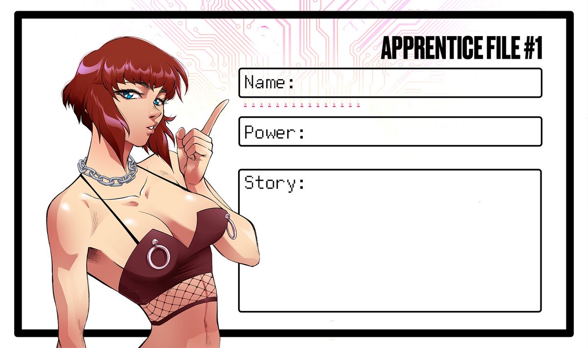 🚀Create an original story for this Apprentice🚀 

1️⃣ Give her a name
2️⃣ Create an original story for her
3️⃣ Give her a power that you think will suit her

Enter #Apprentices discord for participation rules and specifics ⤵️
discord.gg/apprentices