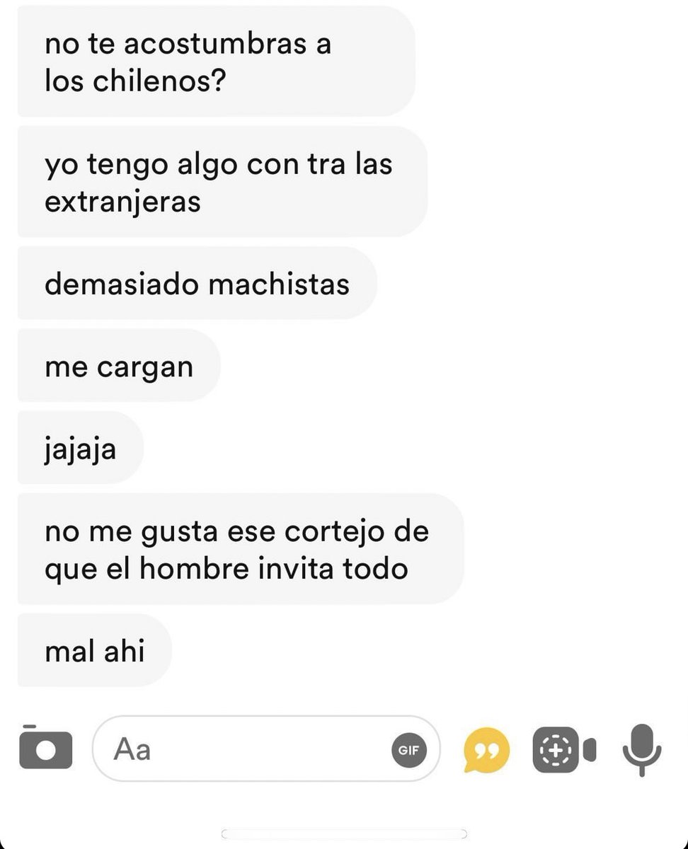 Arnaldo's tweet photo. Una amiga en Santiago hizo match con un chileno 😭

Amigo, hombre pichirre no tiene mujer bonita https://t.co/12EXOEJdvo
