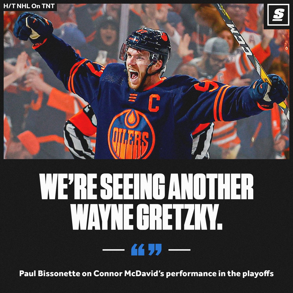 theScore's tweet image. Connor McDavid = the next 'Great One'? 👀