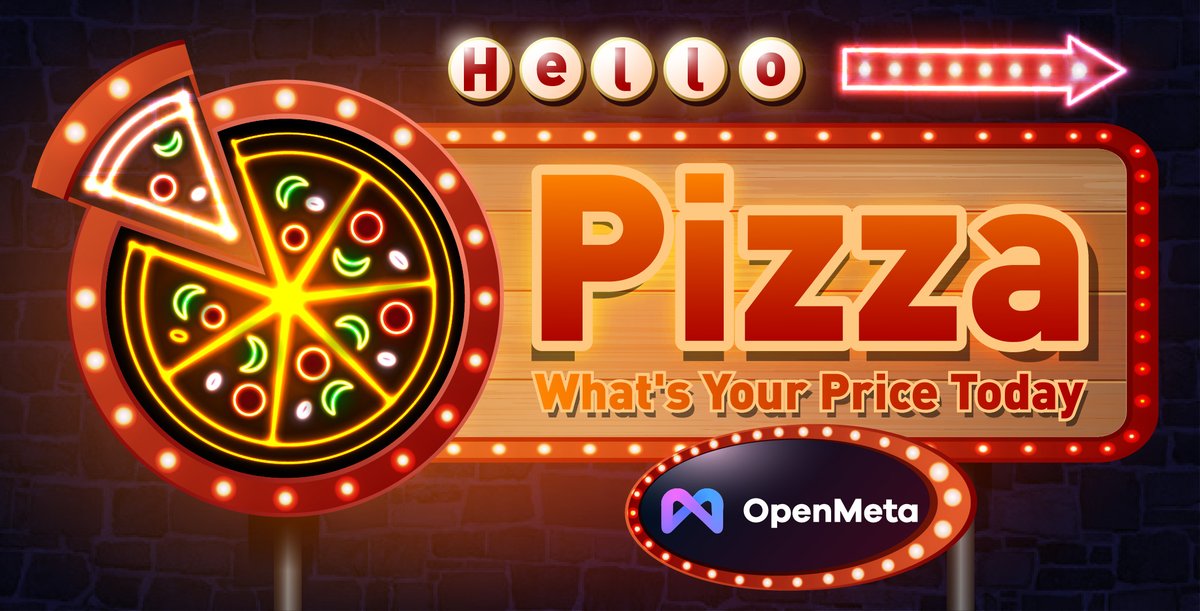 OpenMeta_NFT's tweet photo. 👏Celebrate #BitcoinPizzaDay with #OpenMeta!
🍕Happy #BitcoinPizzaDay guys!😋
#PizzaDay #Bitcoin #OpenMetaNFT #BTC https://t.co/8rKr4YcV9D