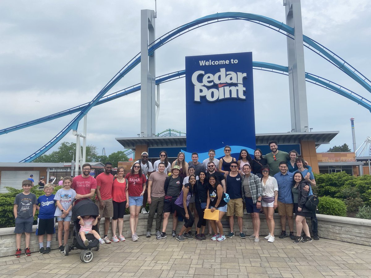 Thank you to all of our attendings, fellows, and APPs, especially our incredible APD <a href="/kelly_haisley/">Kelly Haisley</a>, for making this day happen! We had an amazing trip. Same time again tomorrow? #residentappreciationday #NoCholesJustCoasters
