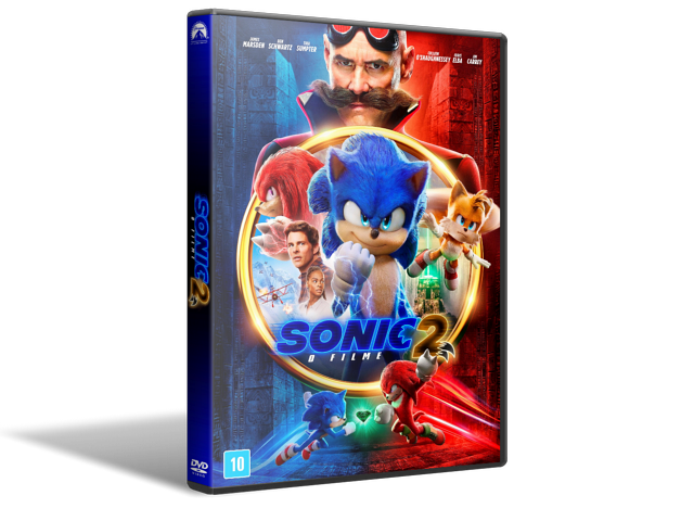 2 DVDs - Sonic 1 e 2 - O FIlme