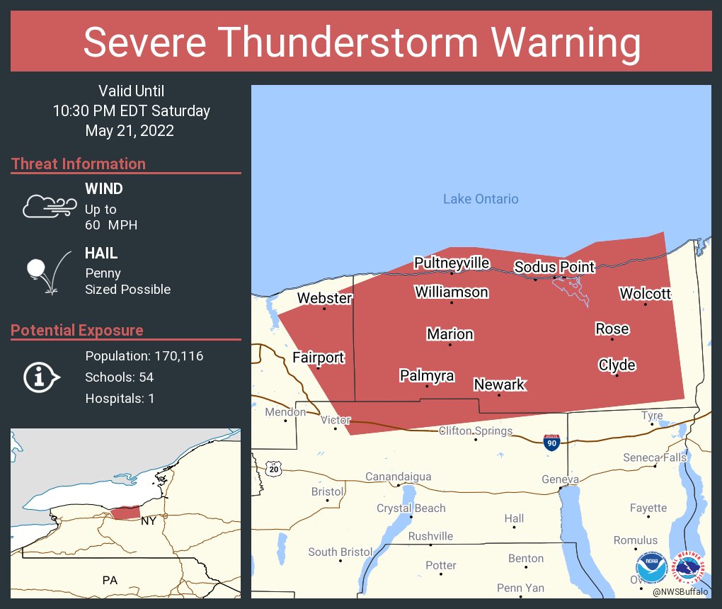 NWS Severe Tstorm on Twitter "Severe Thunderstorm Warning including