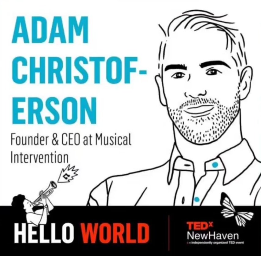 explorethesong's tweet photo. Our founder is thrilled to be speaking at this year's @TEDxNewHavenCT event at @ShubertNewHaven He will be sharing from 3:00 -3:20  EST get your tickets! https://t.co/jruldJYdsG